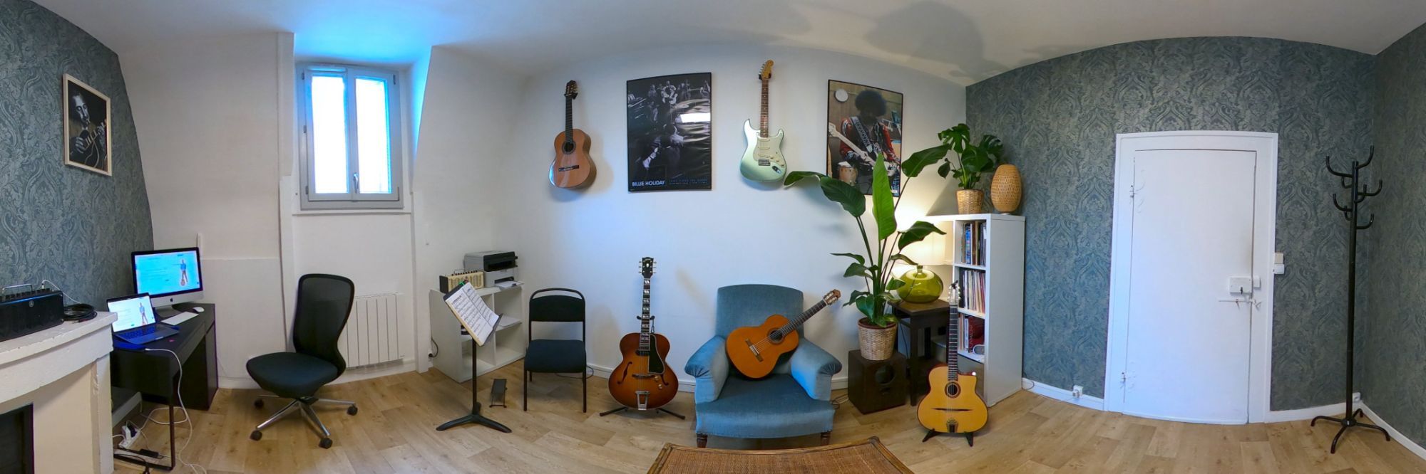 Studio cours de guitare à Dijon avec Emmanuel Lévêque